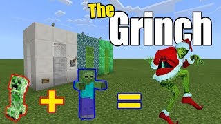 The GRINCH MACHINE  Minecraft PE [upl. by Ahsats]