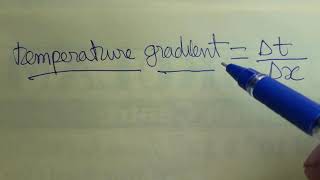 Temperature gradient SI unit and dimensional formula [upl. by Inattirb]