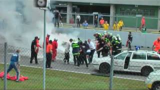 Super Trofeo crash Brno [upl. by Archie]