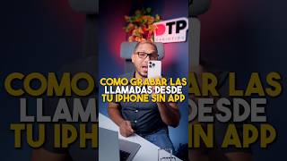 ¡Aprende a como grabar llamadas desde tu iPhone con iOS 181 📱📞 iphone [upl. by Schulein]