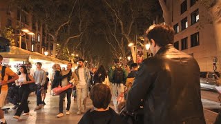 4K WALKING TOUR IN BARCELONA SPAIN LA RAMBLA 4K UHD 60fps 2024 [upl. by Bernita209]