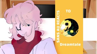 Sans Au reacts to DreamtaleBad English [upl. by Naraa775]