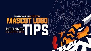 Illustrator Mascot Logo Design Tips  Beginner MUST KNOWS [upl. by Car]