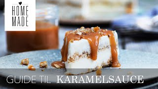 GUIDE TIL KARAMELSAUCE  HOMEMADE [upl. by Hirst]