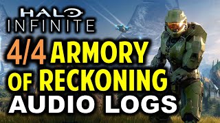 Armory of Reckoning All Audio Logs Location  Halo Infinite Collectibles Guide [upl. by Jet503]