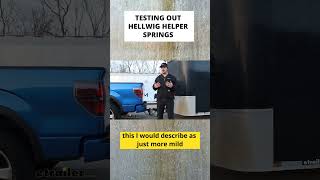 Testing out the hellwig Helper springs truck trucks trucksuspension f150 fordf150 [upl. by Esital]