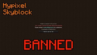 Warum ich von Hypixel GEBANNT wurde [upl. by Keffer]