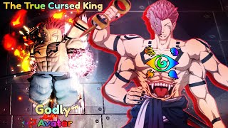 Max Skill Tree Avatar Godly Sukuna Showcase in Anime Last Stand Roblox [upl. by Annawad]