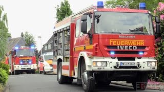 GROSSEINSATZ  HAUS AUSGEBRANNT  Vollalarm Feuerwehr Mettmann [upl. by Hiroshi311]