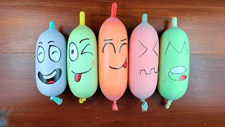 BALLOONS Slime Making Slime with Funny Balloons  Satisfying Slime video [upl. by Leopoldine]