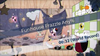 Cuphead  Funhouse Frazzle Any  World Record Speedrun 0032 [upl. by Townie]