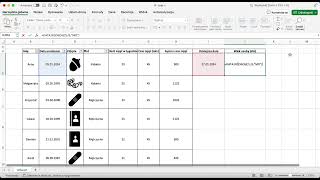 Wyliczanie ilości dni pomiędzy datami EXCEL [upl. by Brock]