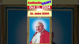 Catholic Saints Patron for October 11  Pope St John XXIII [upl. by Levi]