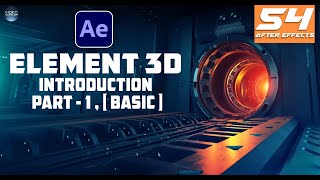 After Effects Class  54  Element 3D Introduction Basic [upl. by Drucie]