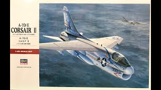 Hasegawa A7DE 148 Corsair II SLUF kit review [upl. by Eramat]