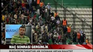 Bursaspor Diyarbakırspor olayları Olay tv Son Baskı Programı [upl. by Dimo564]