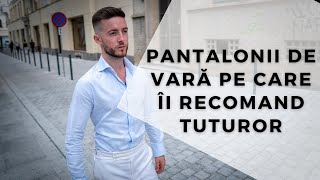 Pantalonii albi din lână 100 speciali pentru vară [upl. by Phalan552]