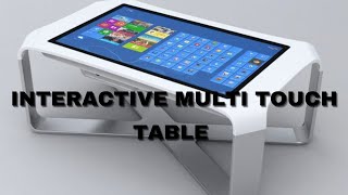 interactive multi touch table Dsquare multi touch screen table [upl. by Naltiak]