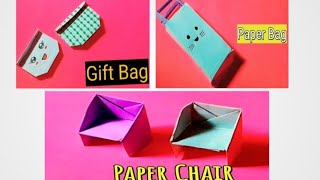 Paper Crafts For School  Paper Crafts  Origami  CraftBaishakhi [upl. by Adiana]