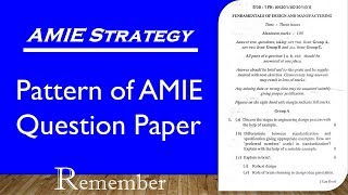 AMIE Question Paper Pattern [upl. by Kirenoj]