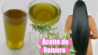 COMO HACER ACEITE DE ROMEROCrecimiento extremo del cabello en 1 Mes y Detener la Caida [upl. by Camellia]