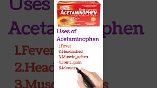 Uses of Acetaminophen [upl. by Qerat67]