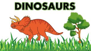 Dinosaur Vocabulary for kids  ESL [upl. by Acysej]