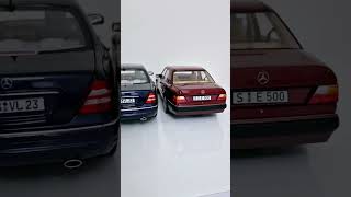 Diecast Norev 118 Mercedesbenzw124 and s55 [upl. by Crandale]