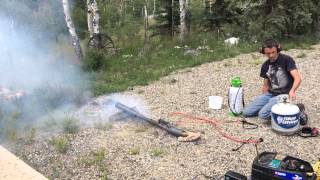 12lb Chinese Pulse Jet Engine Running On Diesel [upl. by Brant]