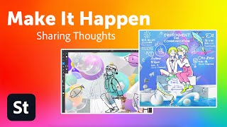 Sharing Thoughts  Make It Happen with Adobe Stock Episode 37  Adobe Creative Cloud [upl. by Nerissa]