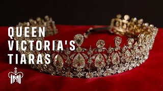 Preparing tiaras for the Victoria Revealed exhibition [upl. by Rednasxela]