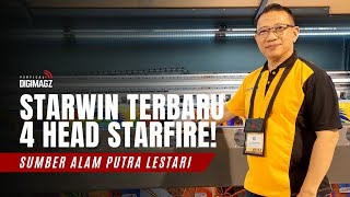 SPE 2023  Sumber Alam Putra Lestari memperkenalkan mesin baru mereka  StarWin 4 PrintHead Starfire [upl. by Ahsien]