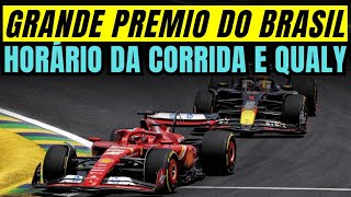 GP DO BRASIL CLASSIFICAÇÃO E CORRIDA  HORARIO DA TRANSMISSÃO NA TV BAND E BAND SPORTS  FORMULA 1 [upl. by Enilrac]