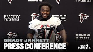 Grady Jarrett discusses preparations for Sunday Night Football vs Kansas City  Press Conference [upl. by Strephon544]