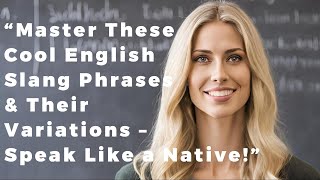 “Master These Cool English Slang Phrases amp Their Variations – Speak Like a Native” [upl. by Iliram368]