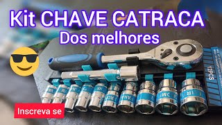 kit chave catraca e soquetes 12 peças Um dos melhores soquetes ferramentas kitchaves [upl. by Miah734]