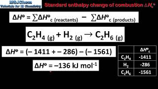 R123  R124 Standard enthalpy change of combustion HL [upl. by Imarej624]