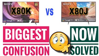 Sony X80k vs Sony 80J  Which is the Best in 2023  All The Differences You Need To Know  Hindi [upl. by New]