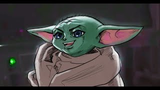 Baby Yoda Listens To JoJo [upl. by Itsyrc]