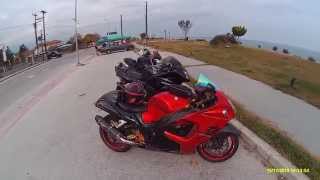 CBR1100XX Blackbird vs HAYABUSA K8  part2  HD Cornering  Top speed [upl. by Atlante743]