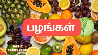 Learn Fruits with Sidhiksha in Tamil  Pre school learning for toddlers BasicKnowledgeKidsTV [upl. by Brewer640]