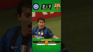 INTER MILAN VS BARCELONA 31 HIGHLIGHT AND GOAL shorts championsleague football [upl. by Marybella163]