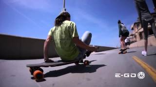 Yuneec EGO Electric Skateboard Trailer HD [upl. by Cotsen]