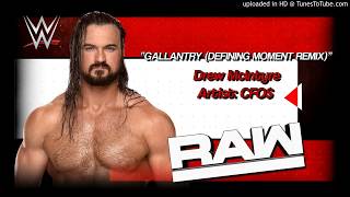 Drew McIntyre 2018  quotGallantry Defining Moment Remixquot WWE NXT Entrance Theme [upl. by Aikit946]