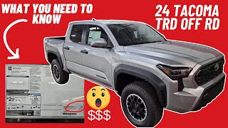 2024 TOYOTA TACOMA TRD OFF ROAD REVIEW BY A TOYOTA MASTER DIAGNOSTIC TECHNICIAN [upl. by Strander558]