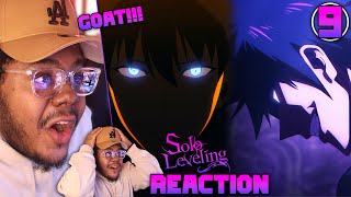 Jin Woo Vs Kang  Jin Woo Is A GOAT  Solo Leveling  Episode 9  Reaction [upl. by Silverstein]