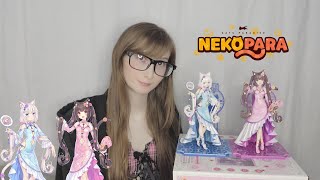 Nekopara Chocola and Vanilla Chinese Dress 17th Scale Figure Unboxing w Amiami Clear File Bonus [upl. by Darrell995]