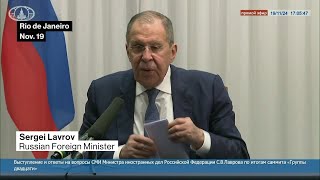 Russia Does Not Want to See a Nuclear War Lavrov Says [upl. by Rihana212]