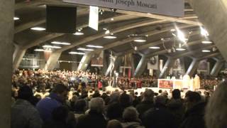 Lourdes International Mass in St Pius X Basilica Feb 11th 2013 [upl. by Kylander]