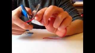 How To Strip A Wire With Scissors [upl. by Ajssatsan]